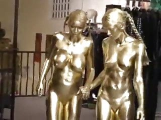 Gold Painted ladies