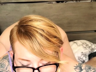 Light-haired inexperienced cougar does ass-fuck on point of view camera 11