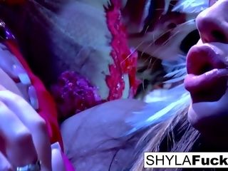 Nikka complies Shyla In doll On doll orgy! With Shyla Stylez