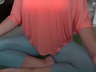 Mummy & Step sonny try Tantric Yoga - Brianna Beach - Mom comes very first