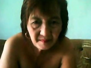 Immense grannie japanese woman on web cam flashing genitals on web cam