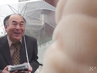Older fellow Stops Time and plumbs stunners in Spa (Uncensored JAV)